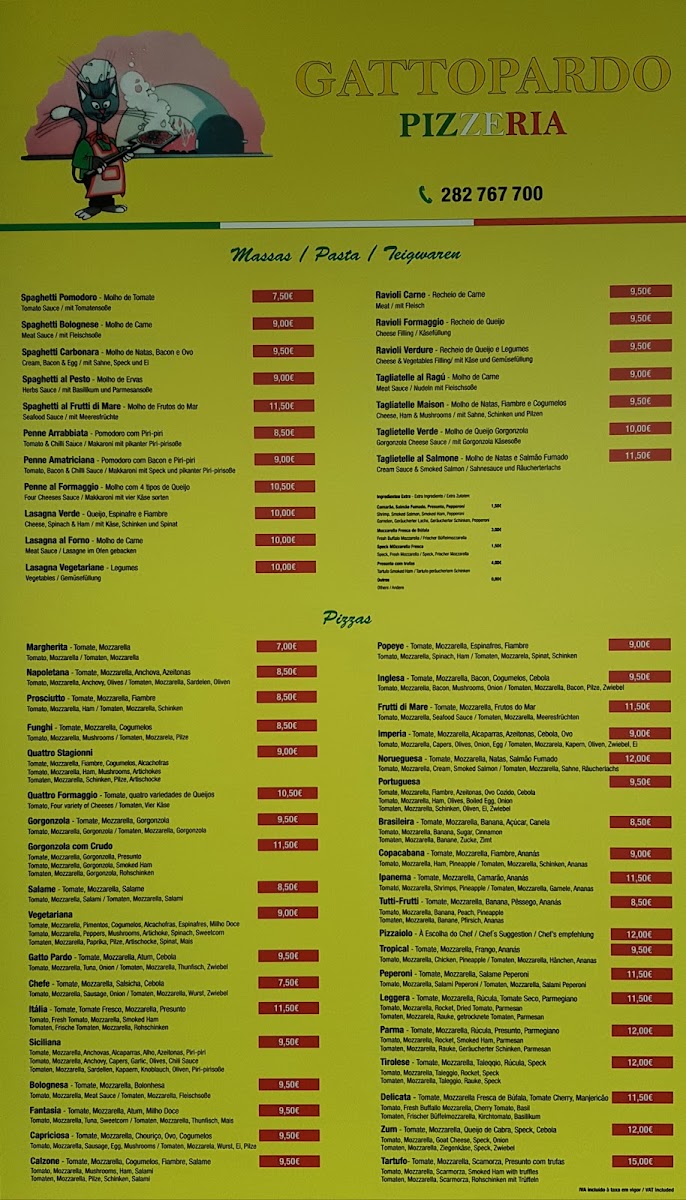 Menu Pizzeria Gattopardo-1
