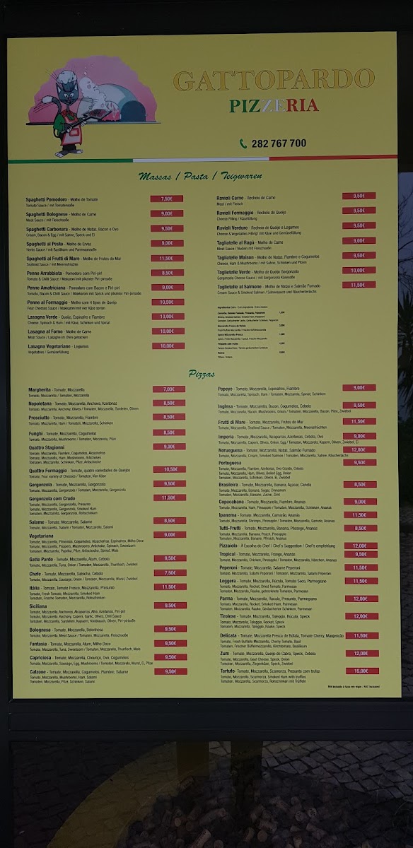 Menu Pizzeria Gattopardo-2